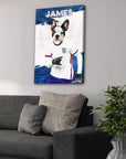 'USA Doggos Soccer' Personalized Pet Canvas