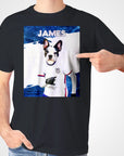 Camiseta personalizada para mascotas 'USA Doggos Soccer' 