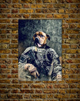 'The Army Veteran' Personalized Pet Poster