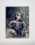 Póster Mascota personalizada 'El veterano del ejército'