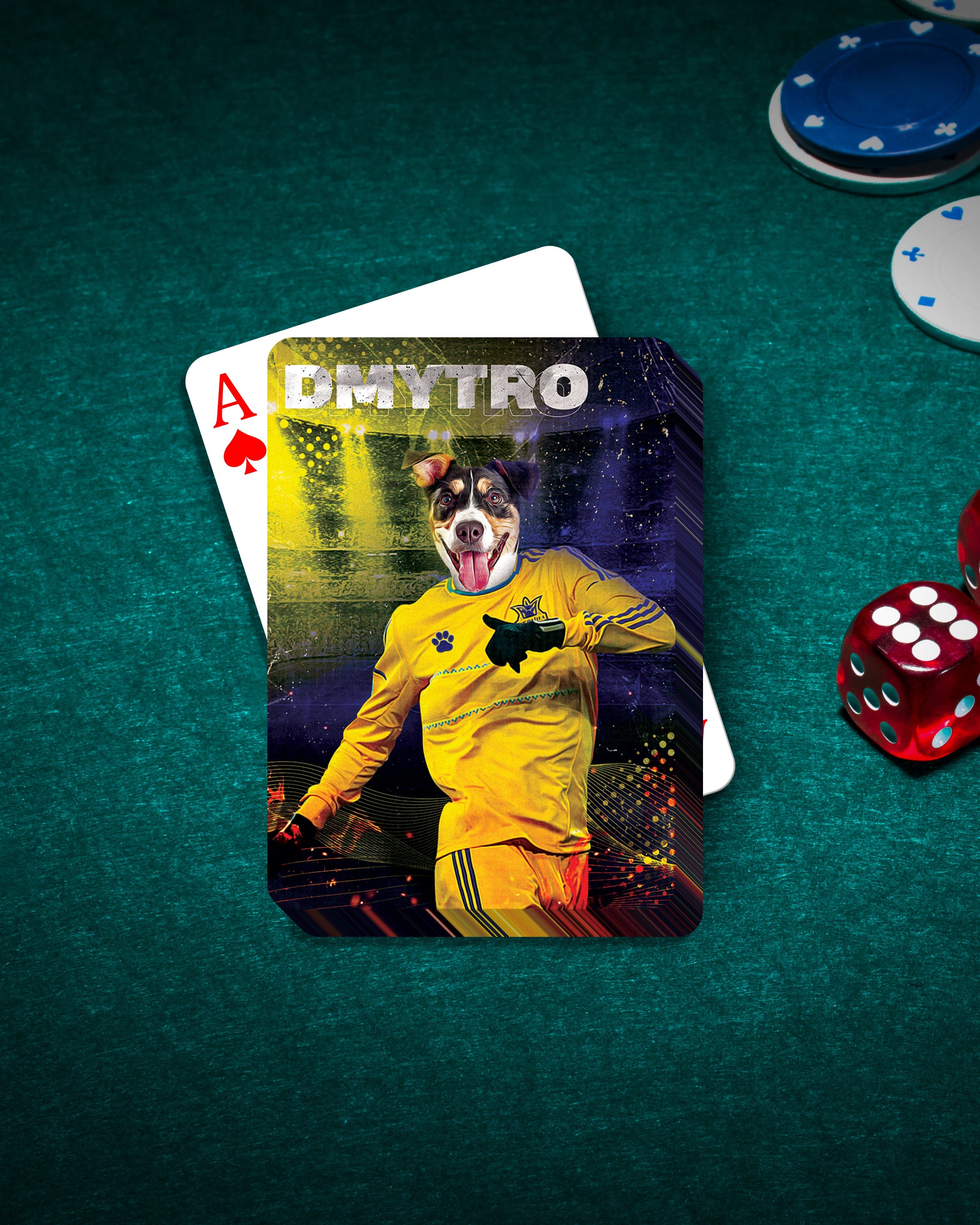 &#39;Ukraine Doggos&#39; Personalized Pet Playing Cards