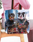 'The Viking Warriors' Personalized 2 Pet Tote Bag