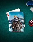 'Viking Warrior' Personalized Pet Playing Cards