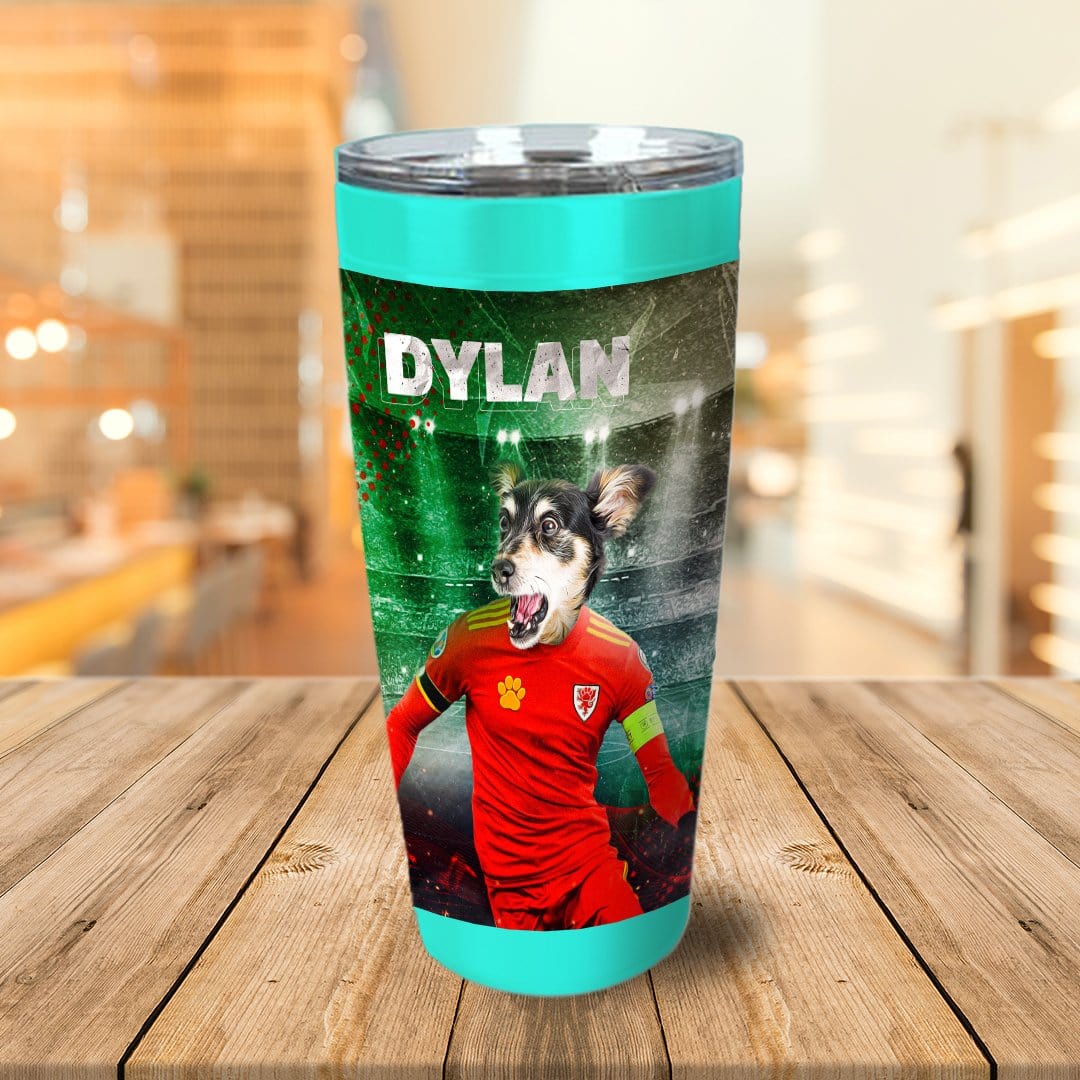 &#39;Wales Doggos Soccer&#39; Personalized Tumbler