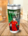Vaso personalizado 'Wales Doggos Soccer'