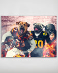 'Washington Doggos' Personalized 2 Pet Poster