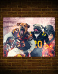 'Washington Doggos' Personalized 2 Pet Poster