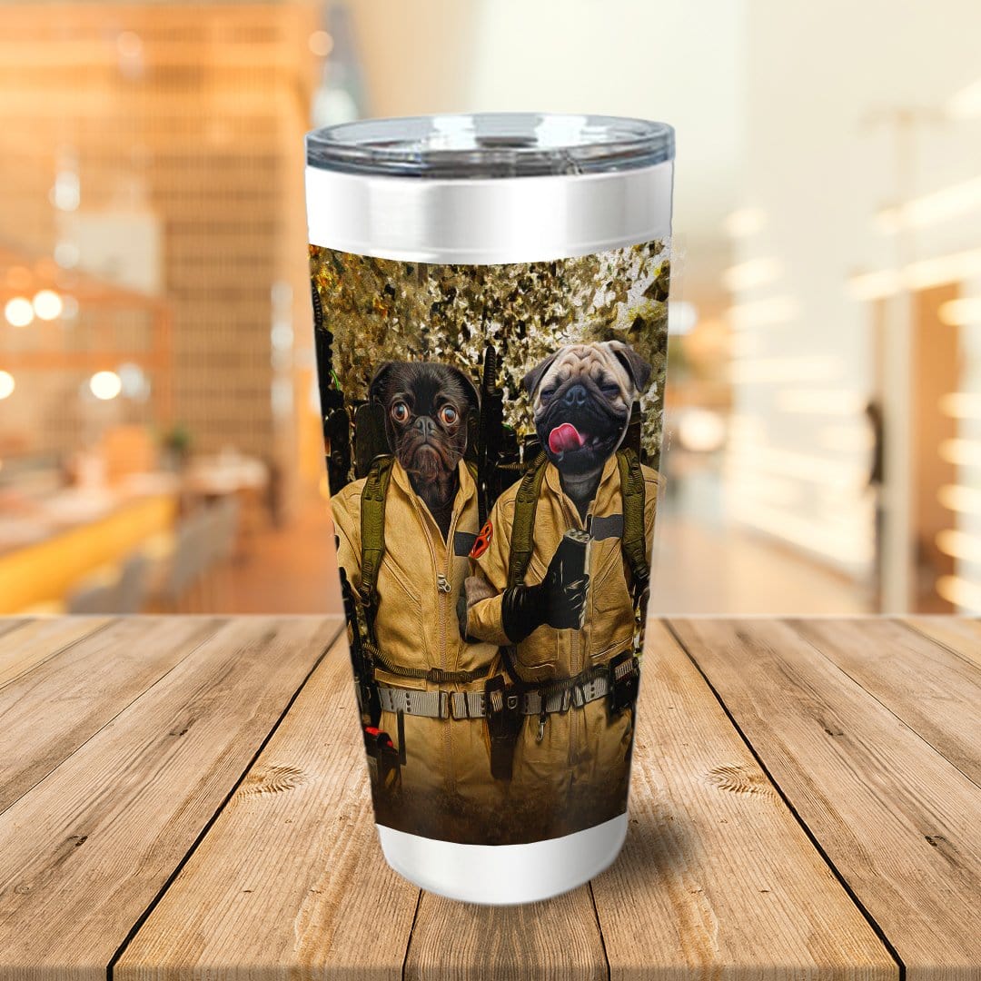 &#39;Dog Busters&#39; Personalized 2 Pet Tumbler