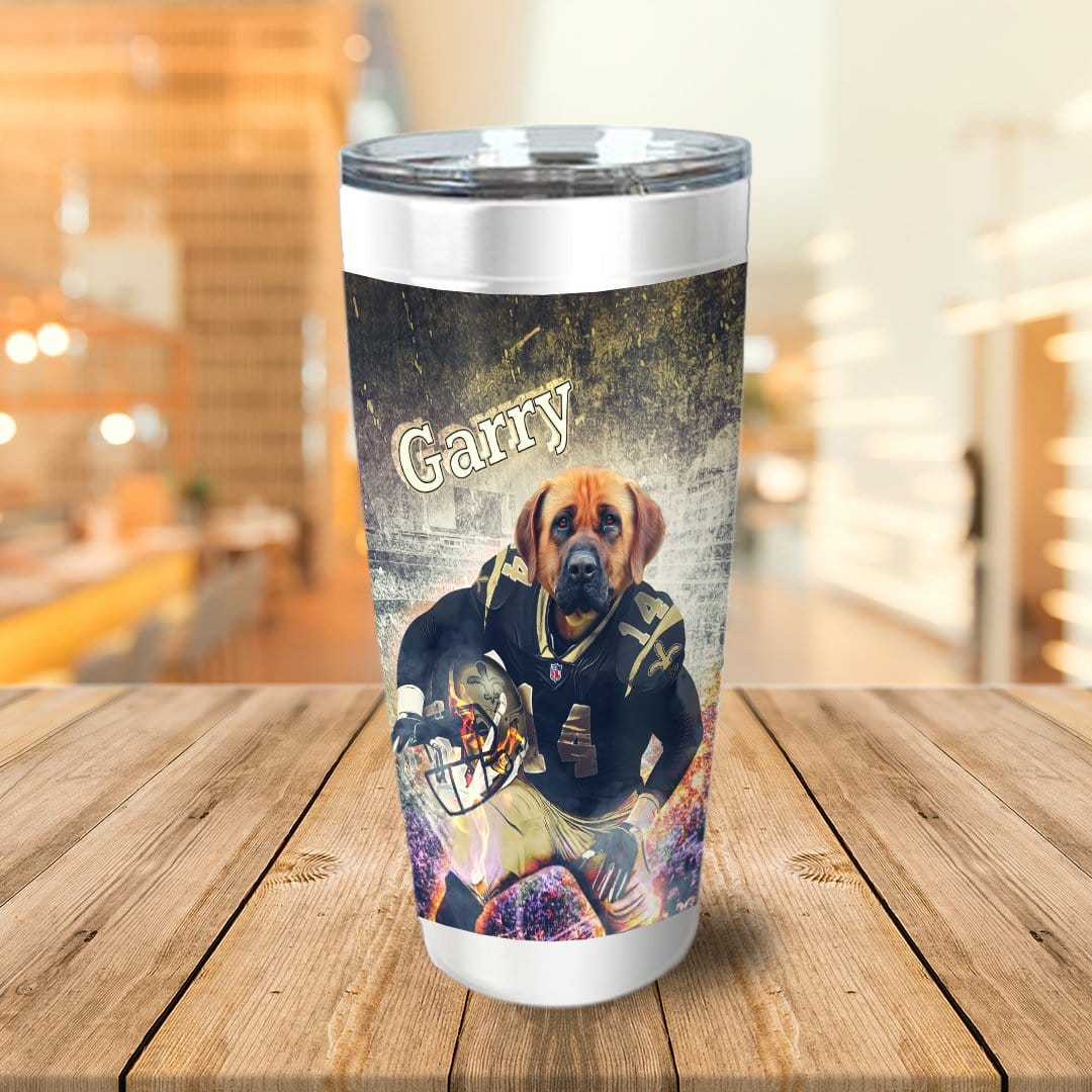 &#39;New Orleans Doggos&#39; Personalized Tumbler