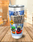 'South Bark' Personalized 2 Pet Tumbler