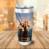 Load image into Gallery viewer, &#39;Titanic Doggos&#39; Personalized 2 Pet Tumbler