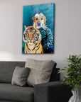 'The Woofer King' Personalized Pet Canvas