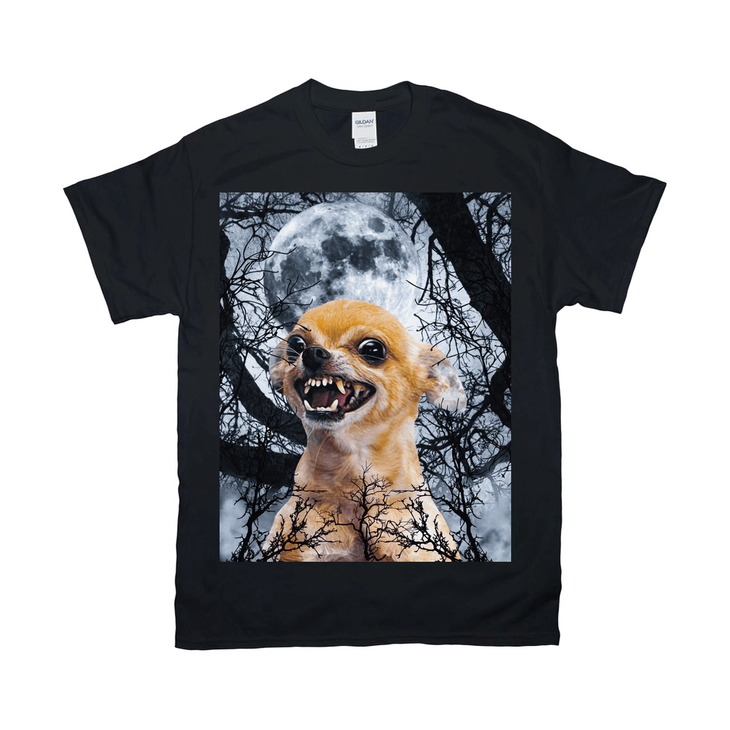 &#39;The Fierce Wolf&#39; Personalized Pet T-Shirt