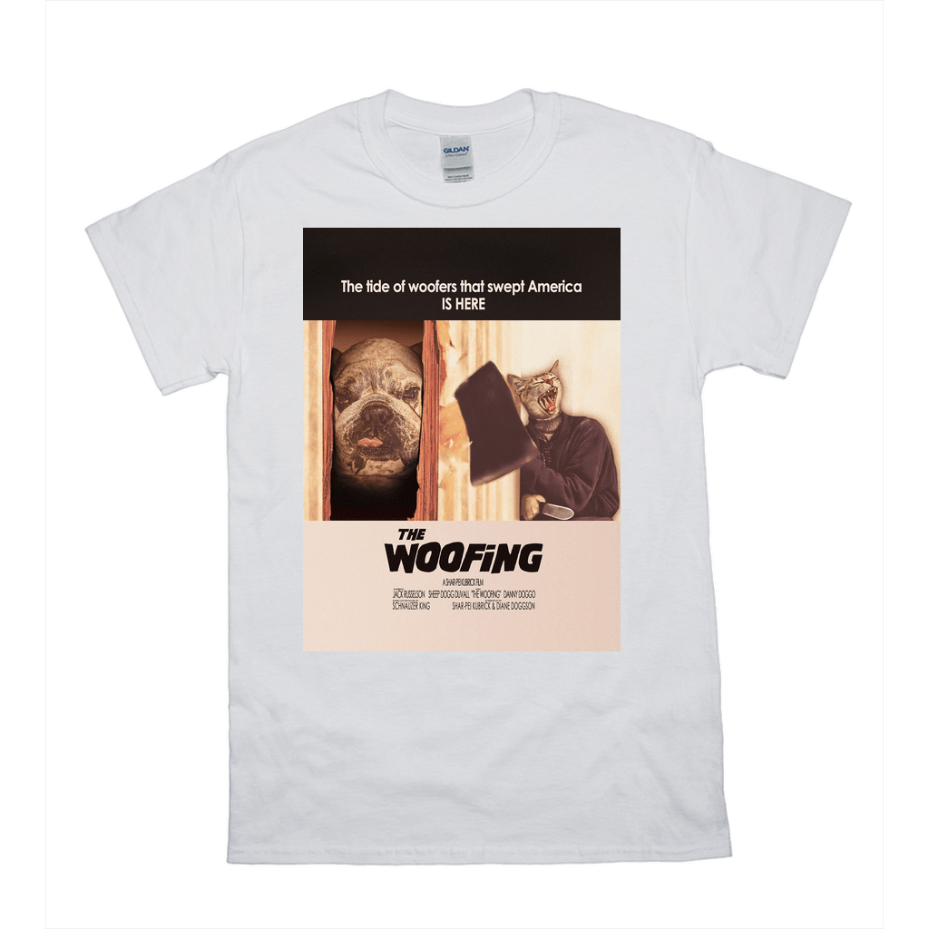 &#39;The Woofing&#39; Personalized 2 Pet T-Shirt