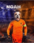 Puzzle personalizado para mascotas 'Holland Doggos Soccer'