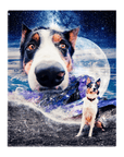 'Doggo in Space' Personalized Pet Standing Canvas