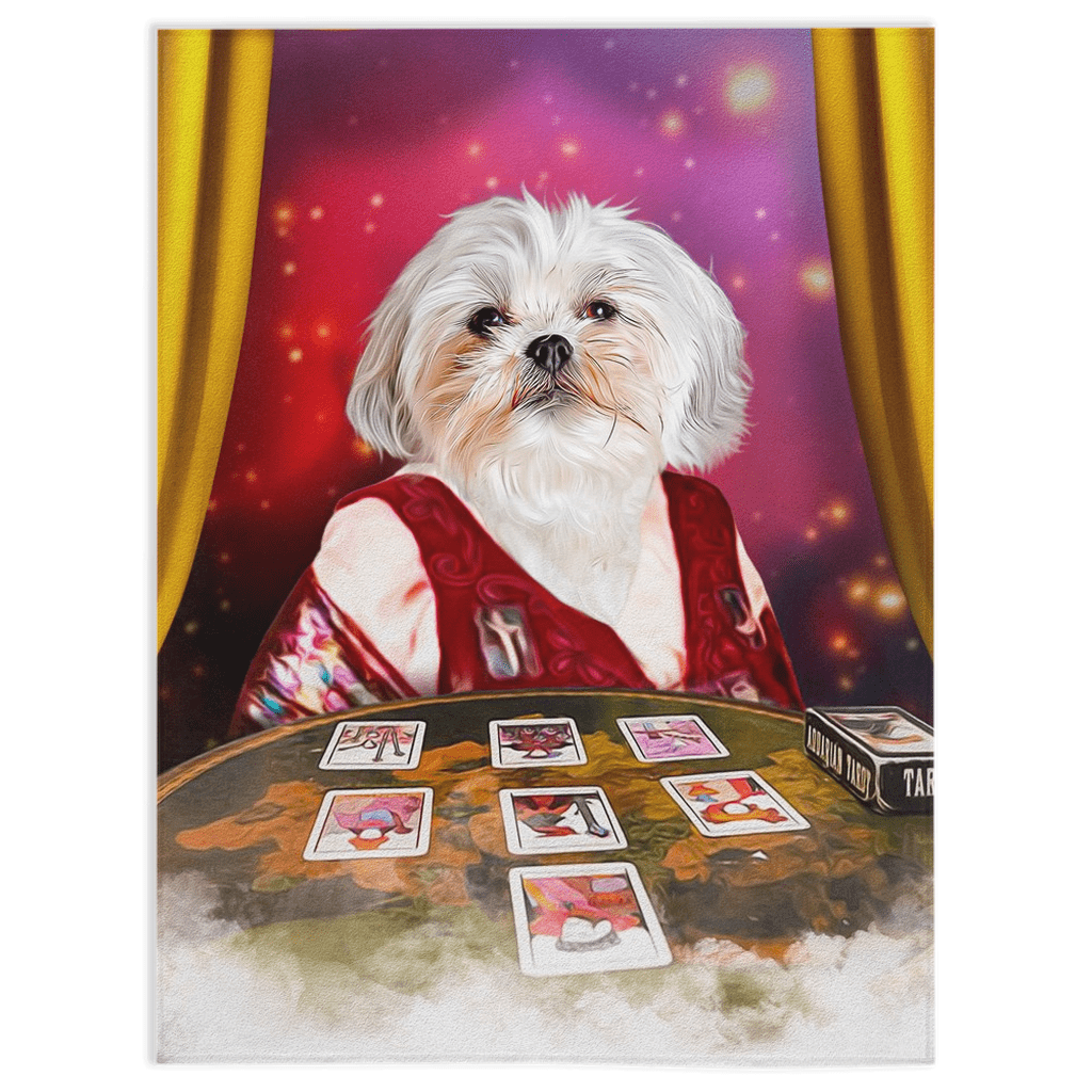 &#39;The Tarot Reader&#39; Personalized Pet Blanket