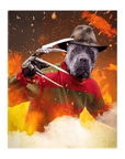 'Freddy Woofer' Personalized Pet Standing Canvas