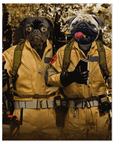 'Dog Busters' Personalized 2 Pet Poster