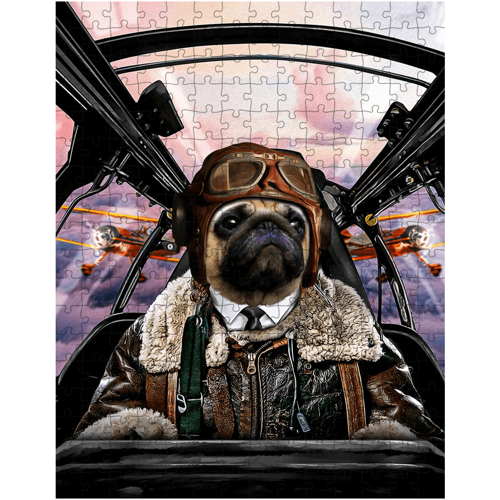 &#39;The Pilot&#39; Personalized Pet Puzzle