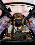 'The Pilot' Personalized Pet Puzzle