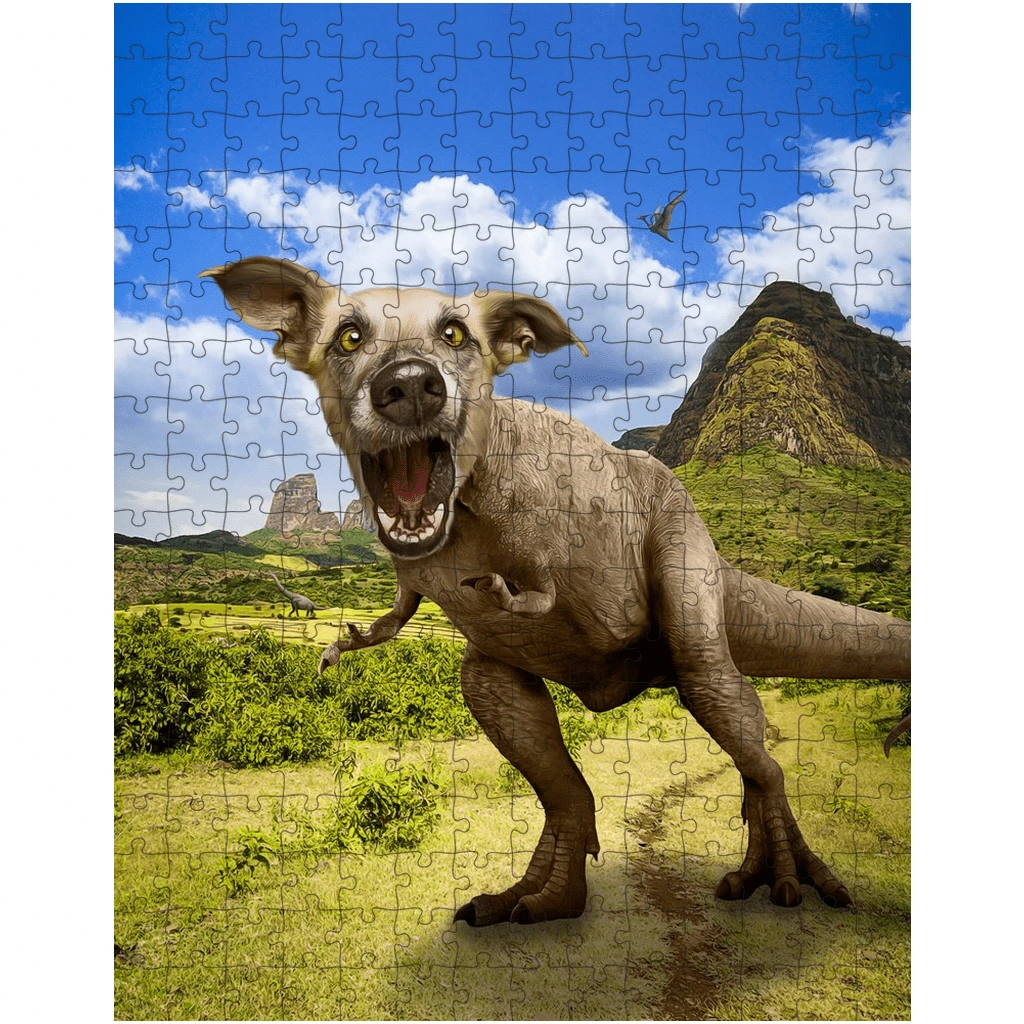 &#39;Pawasaurus Rex&#39; Personalized Pet Puzzle