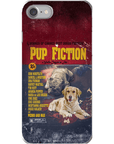 Funda personalizada para teléfono con 2 mascotas 'Pup Fiction'