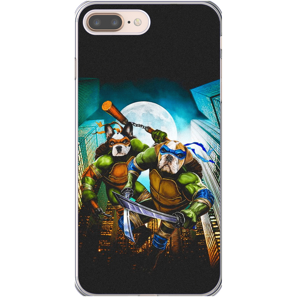 &#39;Teenage Mutant Ninja Doggos&#39; Personalized 2 Pet Phone Case