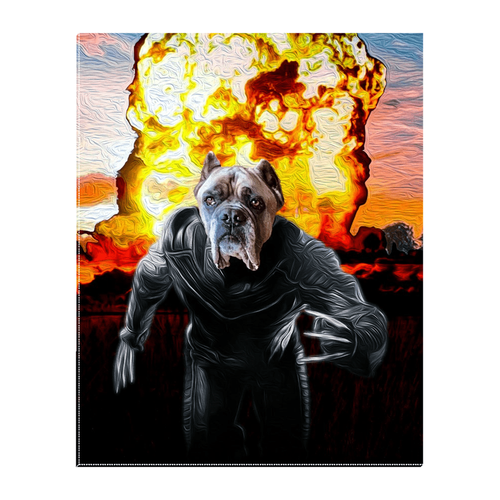 'The Wolverine Dog' Personalized Pet Standing Canvas