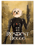 Póster Mascota personalizada 'Resident Doggo'