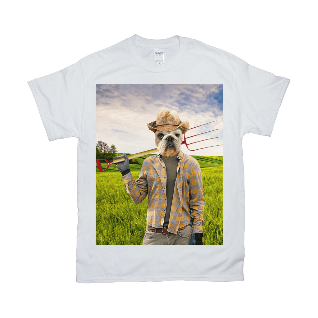 &#39;The Farmer&#39; Personalized Pet T-Shirt