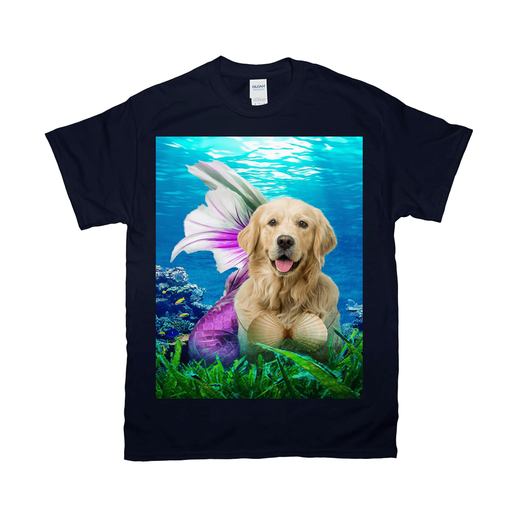 'The Mermaid' Personalized Pet T-Shirt