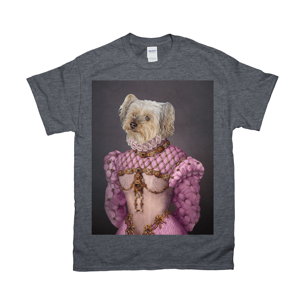 Camiseta personalizada para mascotas &#39;La Princesa Rosa&#39;