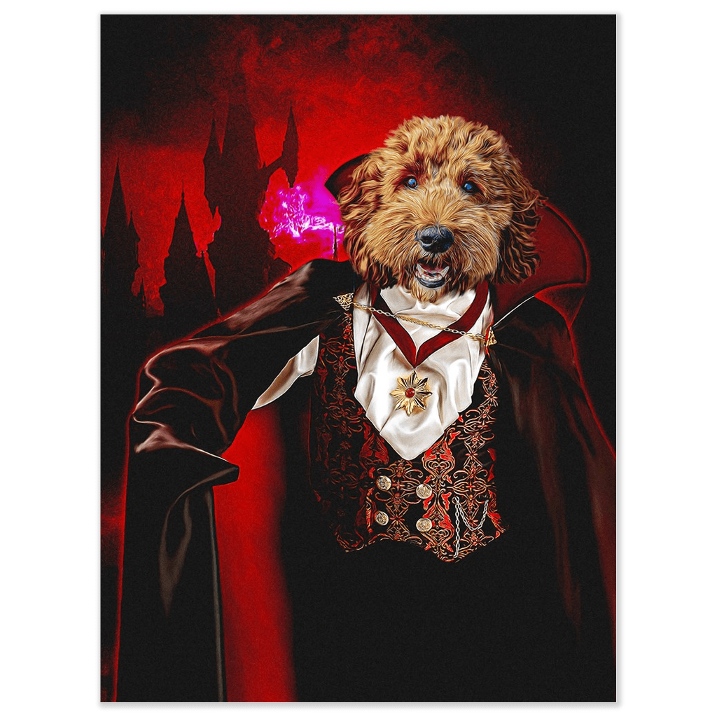 &#39;The Vampire&#39; Personalized Pet Poster