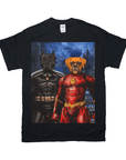 'Batdog & Flash Doggo' Personalized 2 Pet T-Shirt