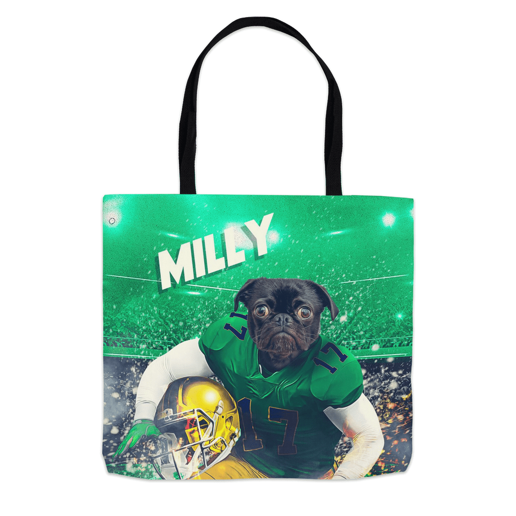 &#39;Notre Dame Doggos&#39; Personalized Tote Bag