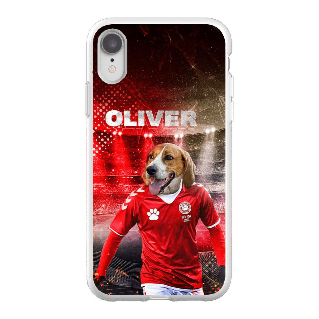 &#39;Denmark Doggos Soccer&#39; Personalized Phone Case