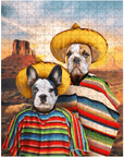 '2 Amigos' Personalized 2 Pet Puzzle