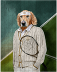 'The Tennis Player' Personalized Pet Puzzle