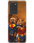 'Superdog & Wonder Doggette' Personalized 2 Pet Phone Case