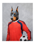 'The Soccer Goalie' Personalized Pet Standing Canvas