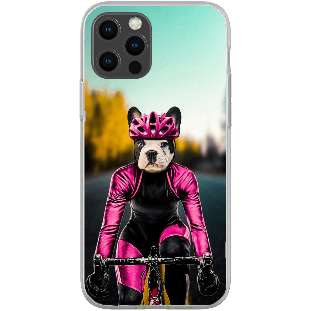 &#39;The Female Cyclist&#39; Personalized Phone Case