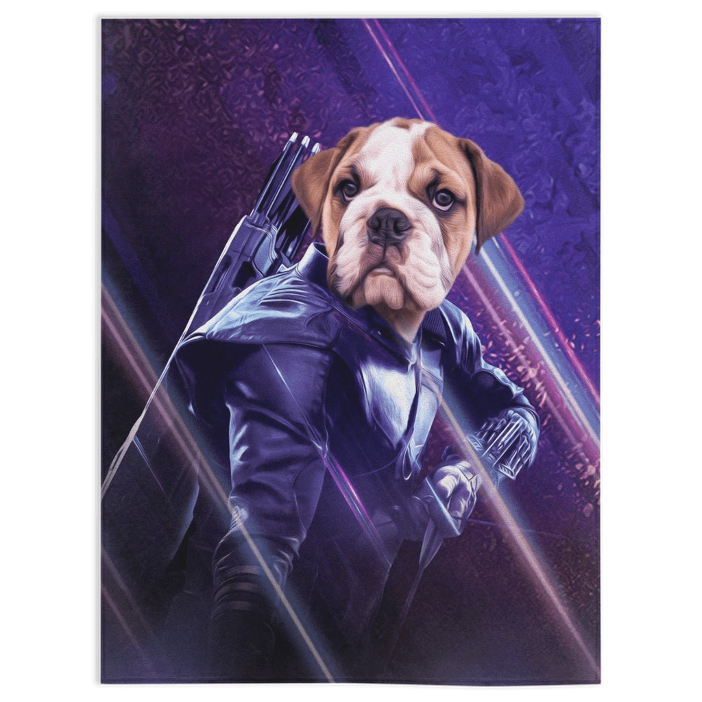 &#39;Hawkeye Doggo&#39; Personalized Pet Blanket