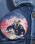 Pin personalizado de Doggos de Nueva Inglaterra 
