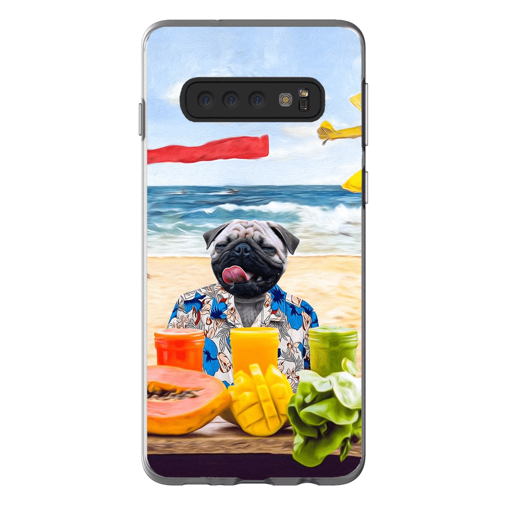 &#39;The Beach Dog&#39; Personalized Phone Case