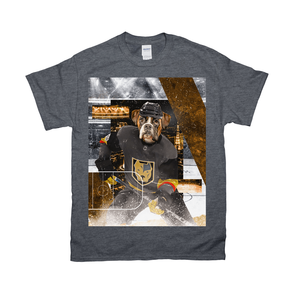 &#39;Las Vegas Doggos Hockey&#39; Personalized Pet T-Shirt