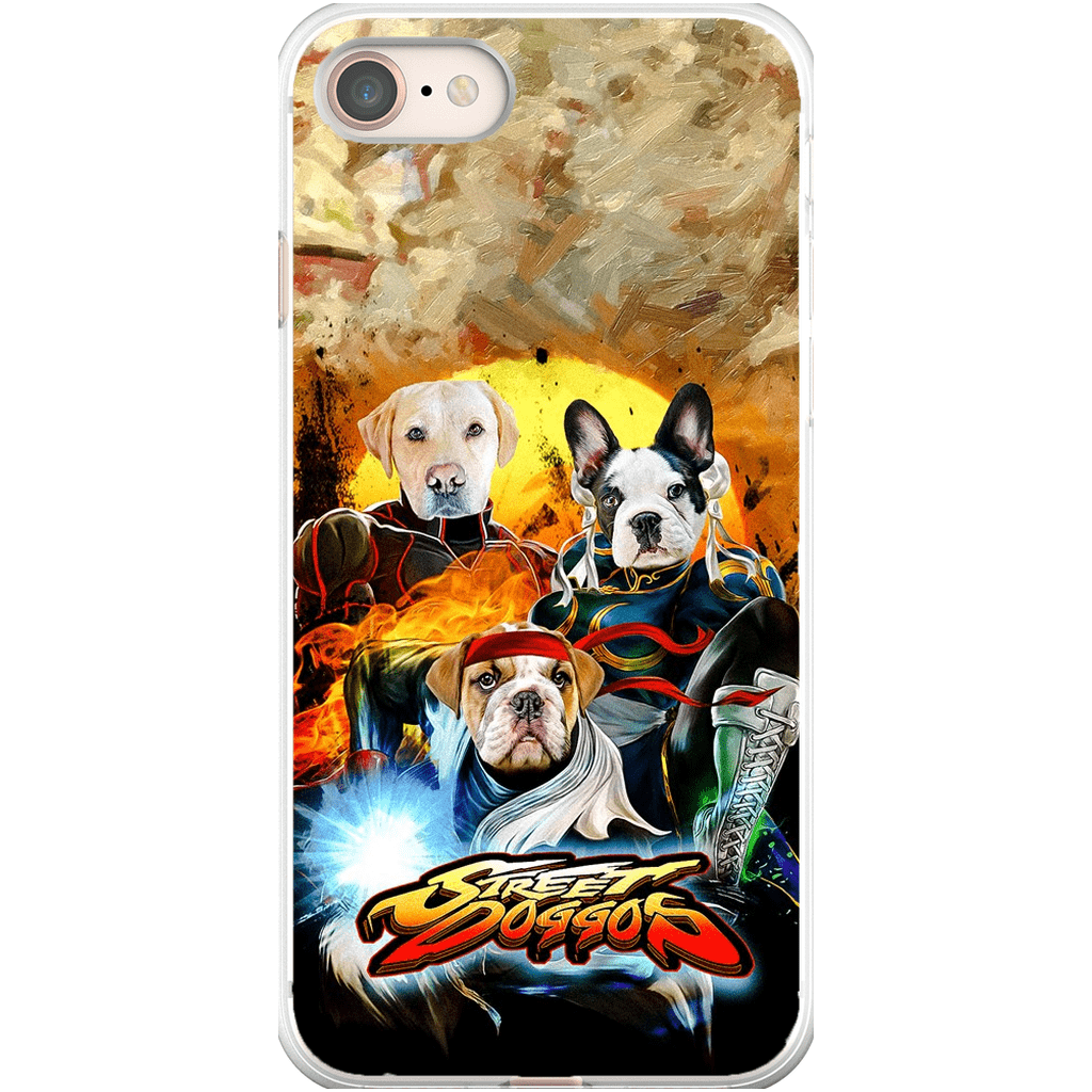 &#39;Street Doggos&#39; Funda personalizada para teléfono con 3 mascotas