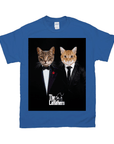 'The Catfathers' Personalized 2 Pet T-Shirt