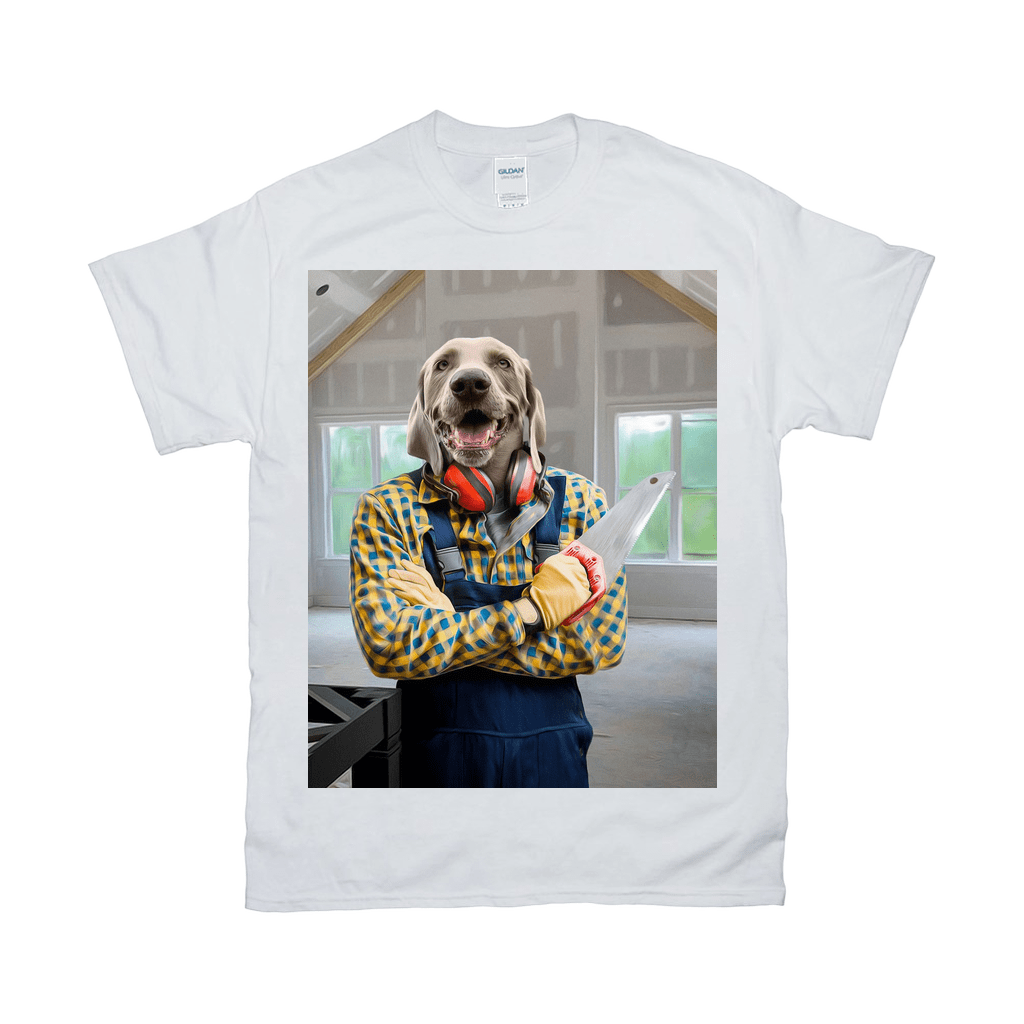 &#39;The Carpenter&#39; Personalized Pet T-Shirt