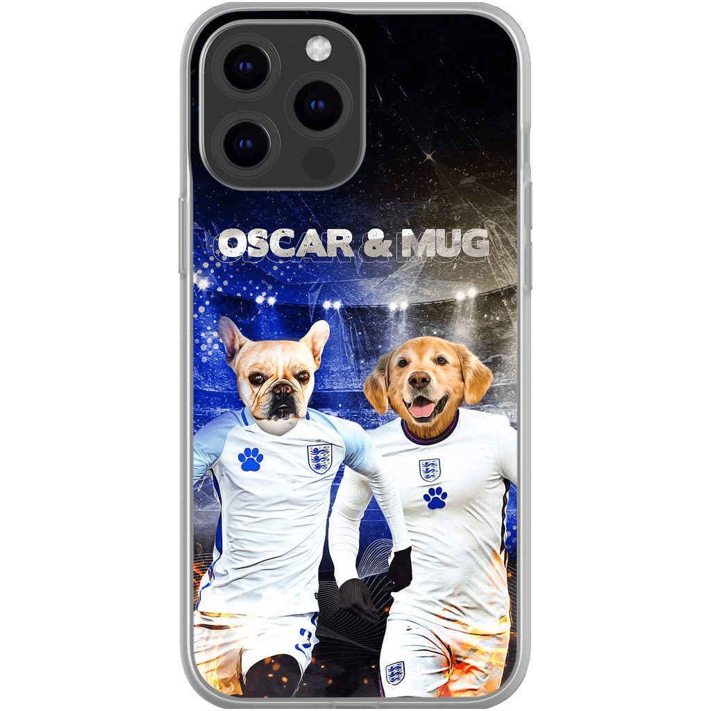 &#39;England Doggos&#39; Personalized 2 Pet Phone Case